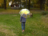 X-brella Shiny Kids Kinderschirm schillernd transparent Glockenschirm