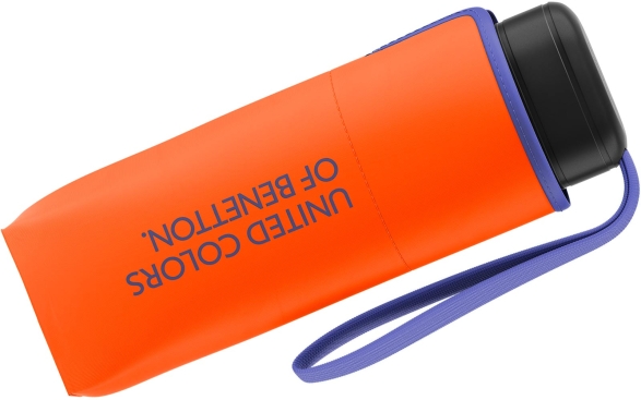 Benetton Taschenschirm Ultra Mini Flat HW 2023 - red orange