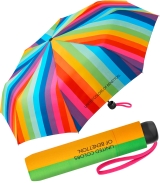 Benetton Regenschirm Spectral Stripes - Taschenschirm...
