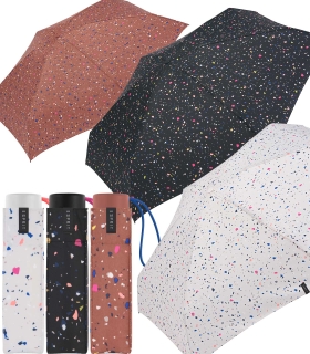 Esprit Super Mini Taschenschirm Petito Terrazzo Dots