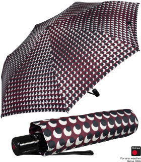 Knirps Taschenschirm Slim Duomatic Auf-Zu-Automatik Sun burgundy