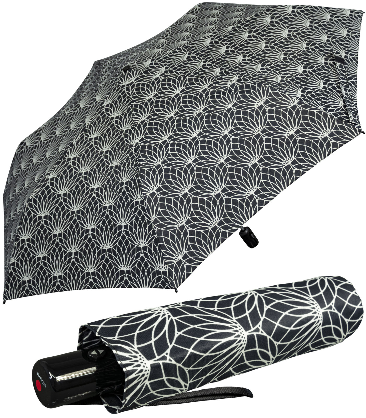 Knirps Taschenschirm Slim Duomatic Auf-Zu-Automatik mit...