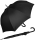 iX-brella überschlagfähiger Fiberglas Stockschirm mit Automatik - windproof - black