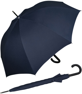 iX-brella überschlagfähiger Fiberglas Stockschirm mit Automatik - windproof - insignia blue