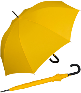 iX-brella überschlagfähiger Fiberglas Stockschirm mit Automatik - windproof - yellow