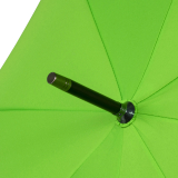 iX-brella überschlagfähiger Fiberglas Stockschirm mit Automatik - windproof - neon green