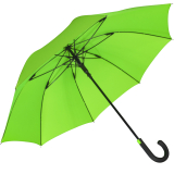 iX-brella überschlagfähiger Fiberglas Stockschirm mit Automatik - windproof - neon green