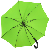iX-brella überschlagfähiger Fiberglas Stockschirm mit Automatik - windproof - neon green