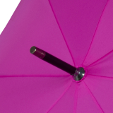 iX-brella überschlagfähiger Fiberglas Stockschirm mit Automatik - windproof - neon pink