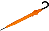 iX-brella überschlagfähiger Fiberglas Stockschirm mit Automatik - windproof - neon orange
