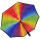 iX-brella Reverse - Automatik Regenschirm umgekehrt - umgedreht zu öffnen - Regenbogen