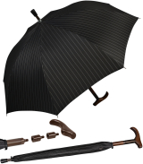 iX-brella Stützschirm mit Holzgriff -...