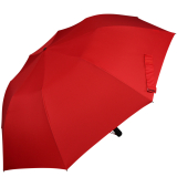 iX-brella XXL 124cm Fiberglas Golf-Taschenschirm mit Automatik - dark red