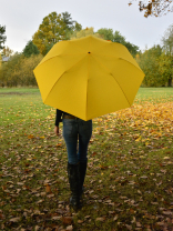 iX-brella XXL 124cm Fiberglas Golf-Taschenschirm mit Automatik - yellow