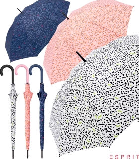 Esprit Stockschirm mit Automatik Memphis Dots