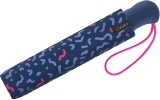 Esprit Taschenschirm Easymatic Light Auf-Zu Automatik Memphis Dots - blue-pink