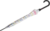 Benetton Glockenschirm transparent Automatik - Signature Dot