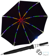 Falcone® LED Safety Reflex Regenschirm mit...