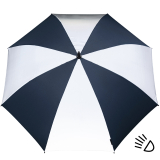 Falcone® Safety Reflex Regenschirm mit voll-reflektierenden Flächen - navy blau