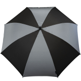 Falcone® Safety Reflex Regenschirm mit voll-reflektierenden Flächen - schwarz