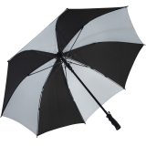 Falcone® Safety Reflex Regenschirm mit voll-reflektierenden Flächen - schwarz