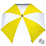 Falcone® Safety Reflex Regenschirm mit voll-reflektierenden Flächen - gelb