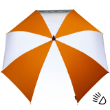 Falcone® Safety Reflex Regenschirm mit voll-reflektierenden Flächen - orange