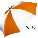 Falcone® Safety Reflex Regenschirm mit voll-reflektierenden Flächen - orange