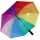 Falconetti® Regenschirm mit Automatik transparent Rainbow
