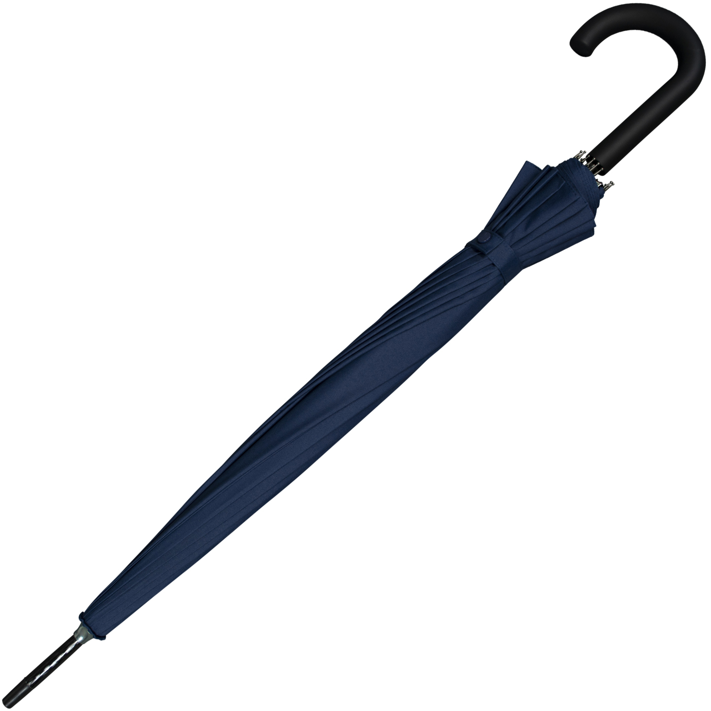 iX-brella Stockschirm 16teilig full-fiber mit Automatik - super stabil - 105 cm insignia blue