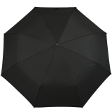 Knirps Regenschirm Taschenschirm mit Auf-Zu-Automatik im Case - black