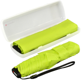 Knirps Taschenschirm US.050 Ultra Light Slim mit UV-Schutz im Etui - lime