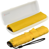Knirps Taschenschirm US.050 Ultra Light Slim mit UV-Schutz im Etui - yellow