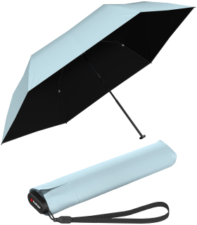 Knirps Taschenschirm US.050 Ultra Light Slim Manual mit UV- und Hitzeschutz - ice