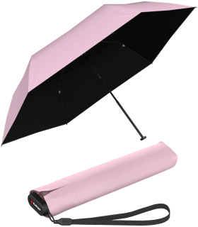 Knirps Taschenschirm US.050 Ultra Light Slim Manual mit UV- und Hitzeschutz - rose