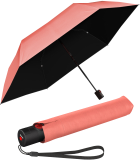 Knirps Taschenschirm U.200 Ultra Light Duomatic mit UV- und Hitzeschutz - salmon