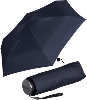 Doppler Super Mini Fiber Compact Taschenschirm extrem leicht und klein - navy