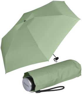 Doppler Super Mini Fiber Compact Taschenschirm extrem leicht und klein - aloe