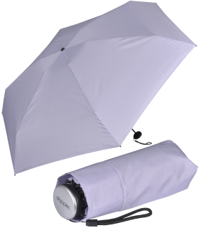 Doppler Super Mini Fiber Compact Taschenschirm extrem leicht und klein - lavender
