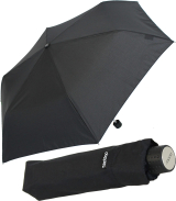 Doppler Regenschirm Mini-Taschenschirm Havanna Stick - black