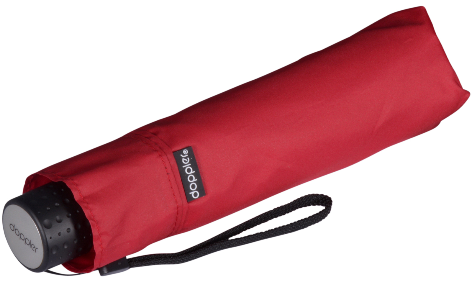 Doppler Regenschirm Mini-Taschenschirm Havanna Stick - red