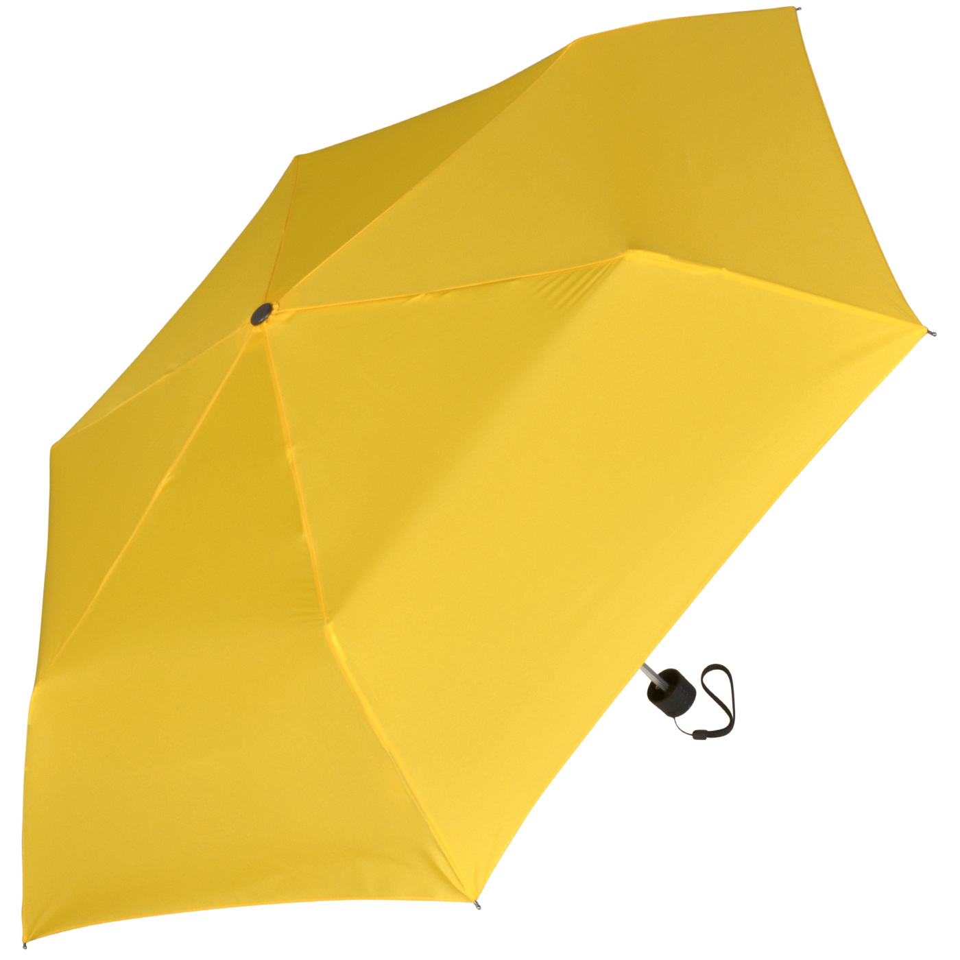 Doppler Regenschirm Mini-Taschenschirm Havanna Stick - shiny yellow