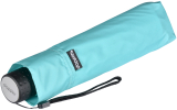 Doppler Regenschirm Mini-Taschenschirm Havanna Stick - aqua blue