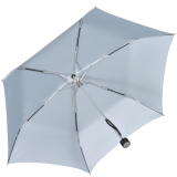 Doppler Regenschirm Mini-Taschenschirm Havanna Stick - cool grey