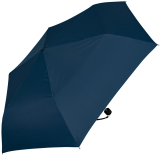 Doppler Regenschirm Mini-Taschenschirm Havanna Stick - crystal blue