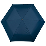 Doppler Regenschirm Mini-Taschenschirm Havanna Stick - crystal blue