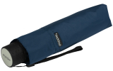 Doppler Regenschirm Mini-Taschenschirm Havanna Stick - crystal blue