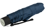 Doppler Regenschirm Mini-Taschenschirm Havanna Stick - crystal blue
