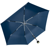 Doppler Regenschirm Mini-Taschenschirm Havanna Stick - crystal blue