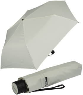 Doppler Regenschirm Mini-Taschenschirm Havanna Stick - harmonic beige